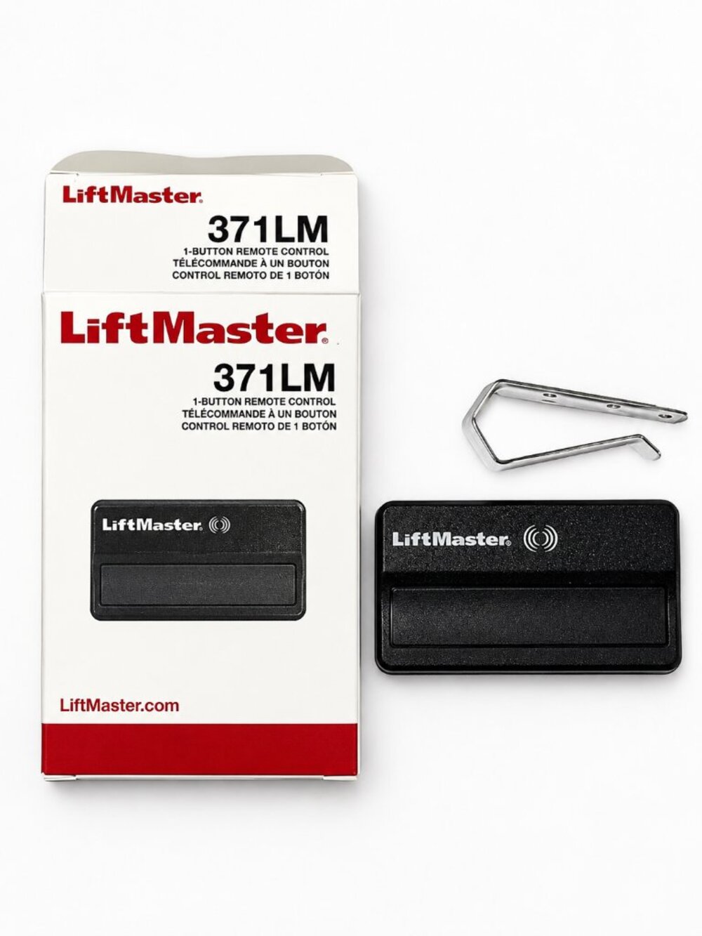 LiftMaster 371LM Garage Door Opener Remote-Black